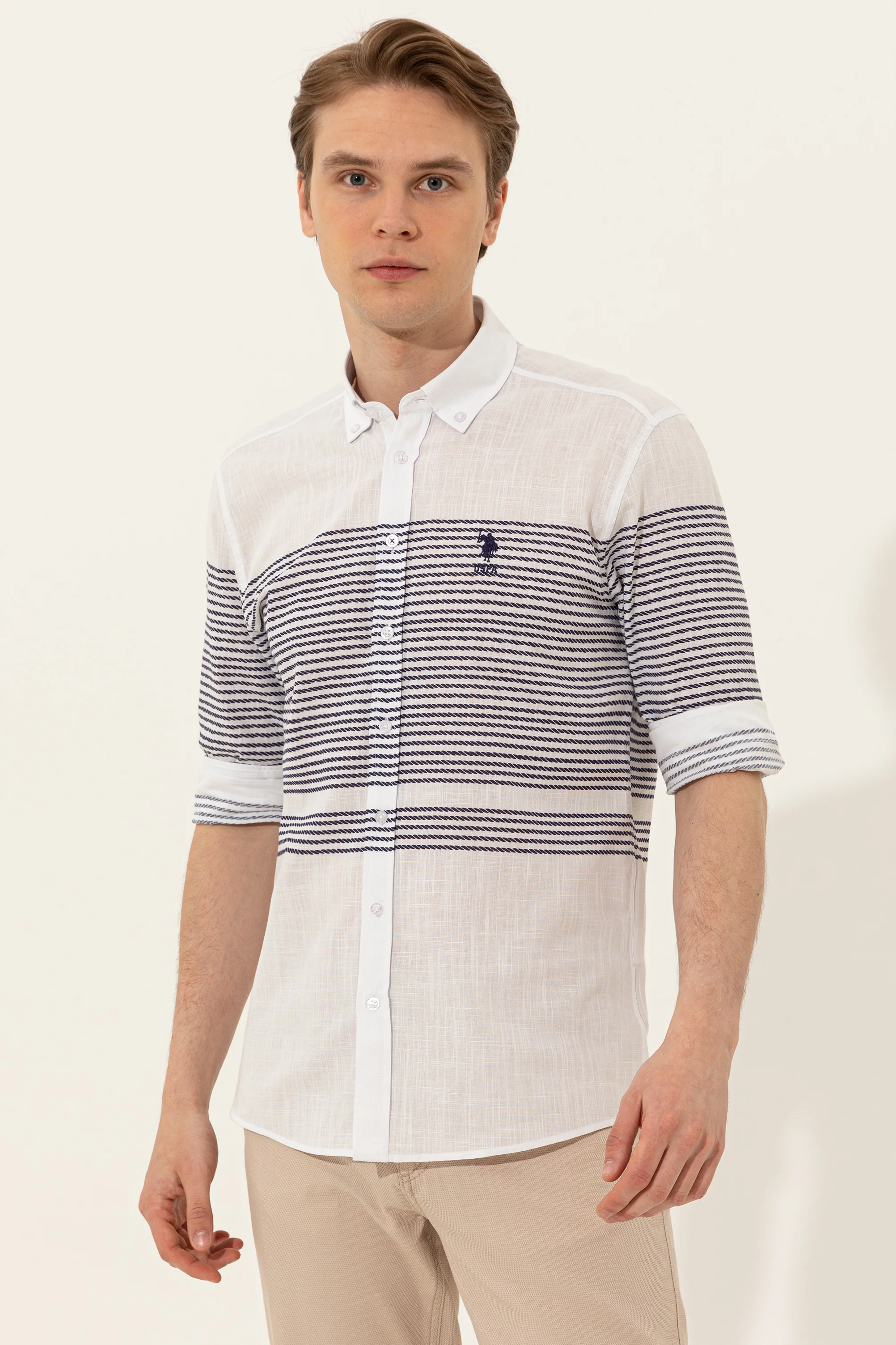 Mens Shirt Navy Blue