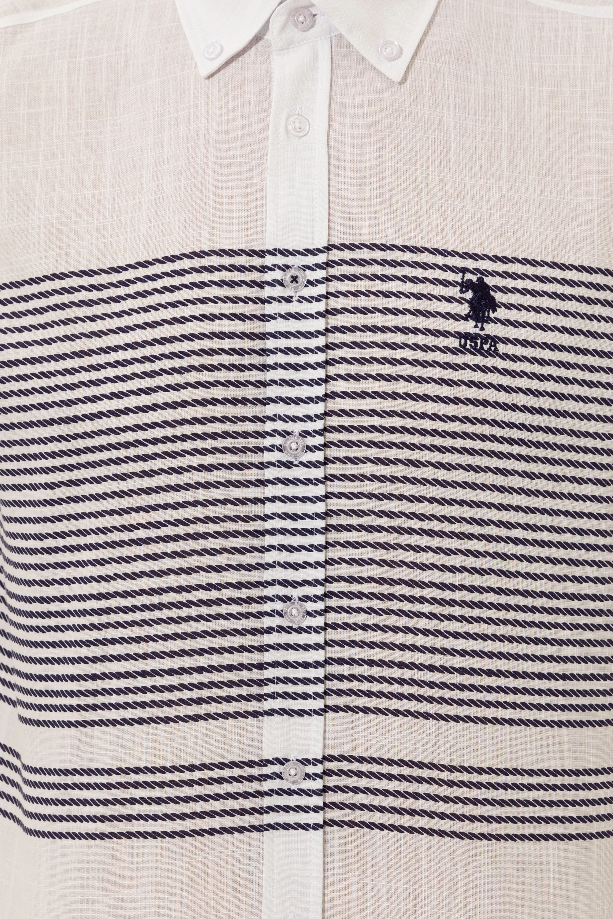 Mens Shirt Navy Blue - Image 4