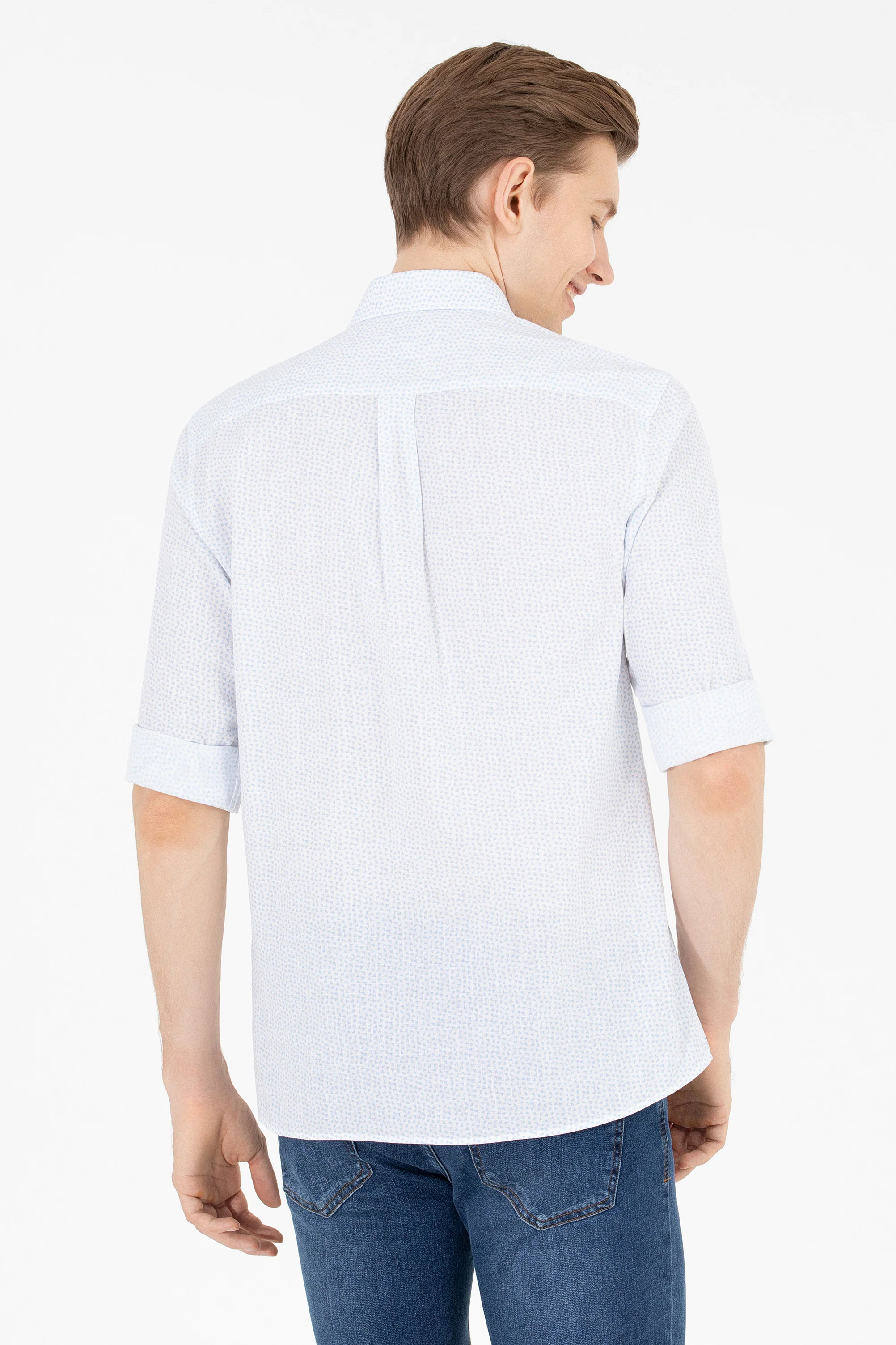 Mens Shirt Blue - Image 2