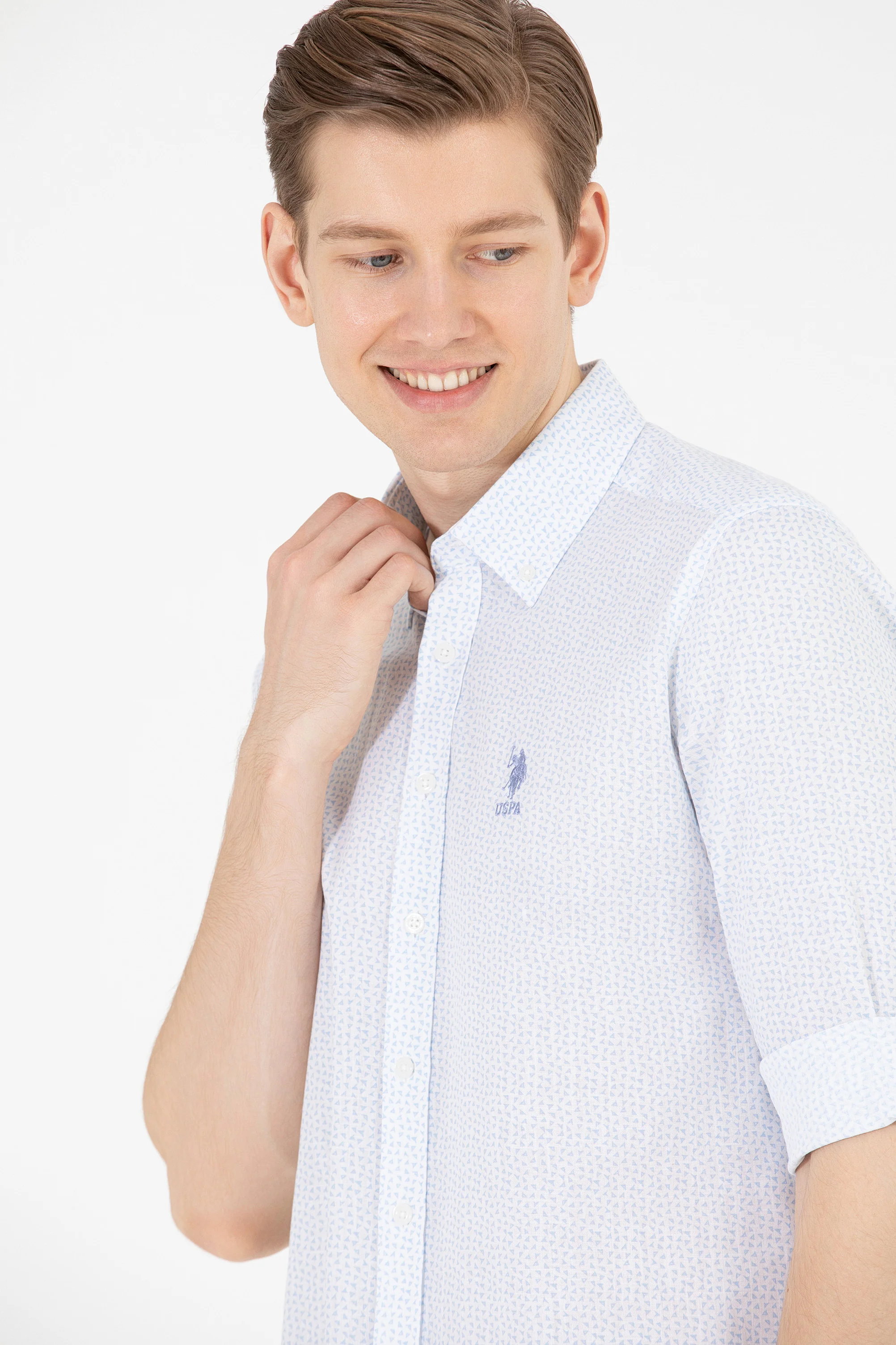 Mens Shirt Blue - Image 4