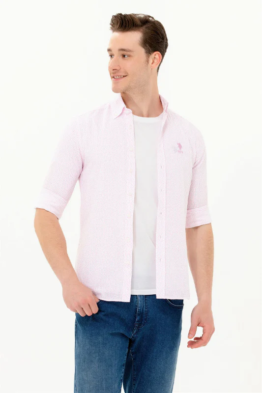 Mens Shirt Light Pink