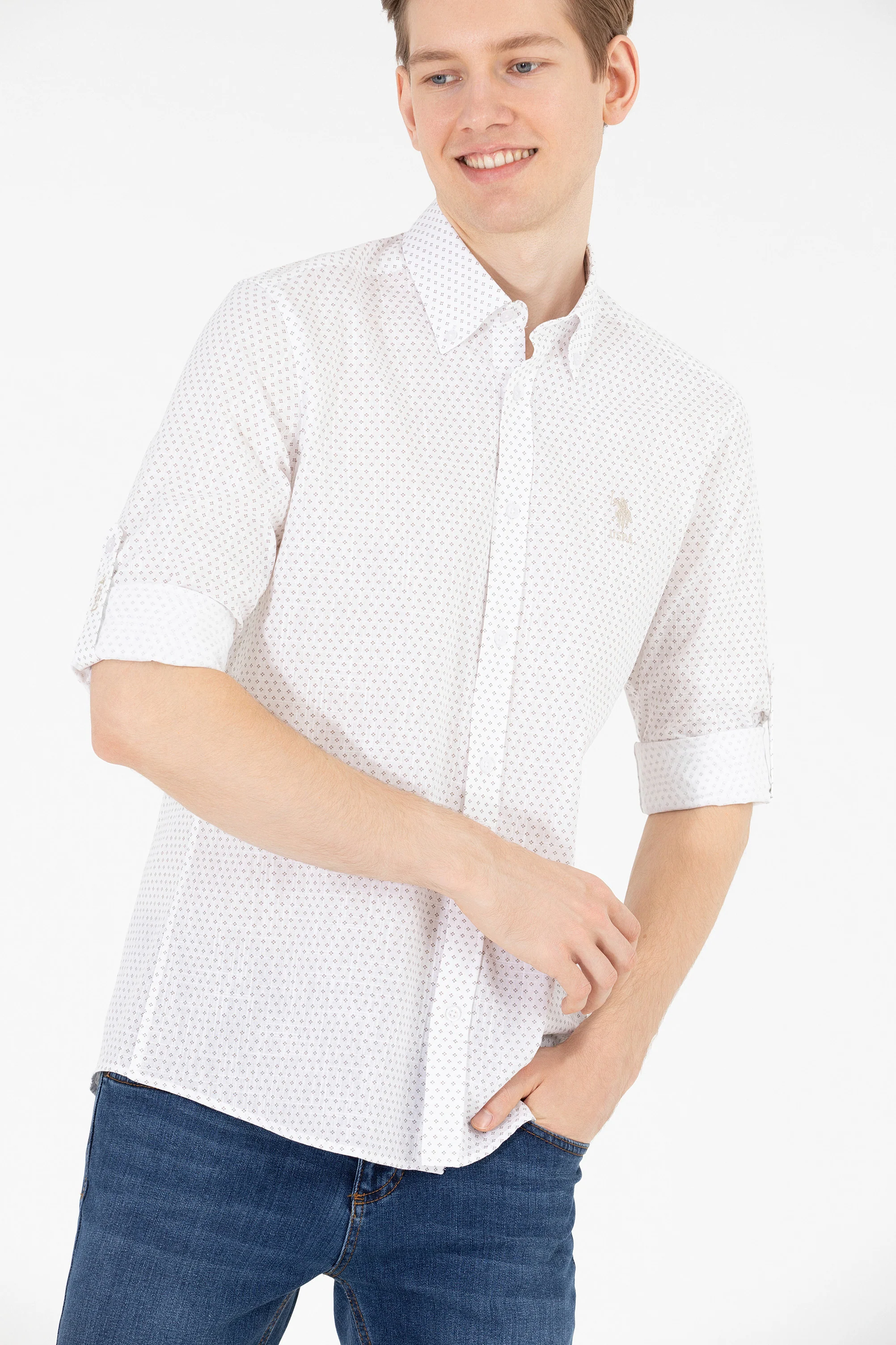 Mens Shirt Stone - Image 3