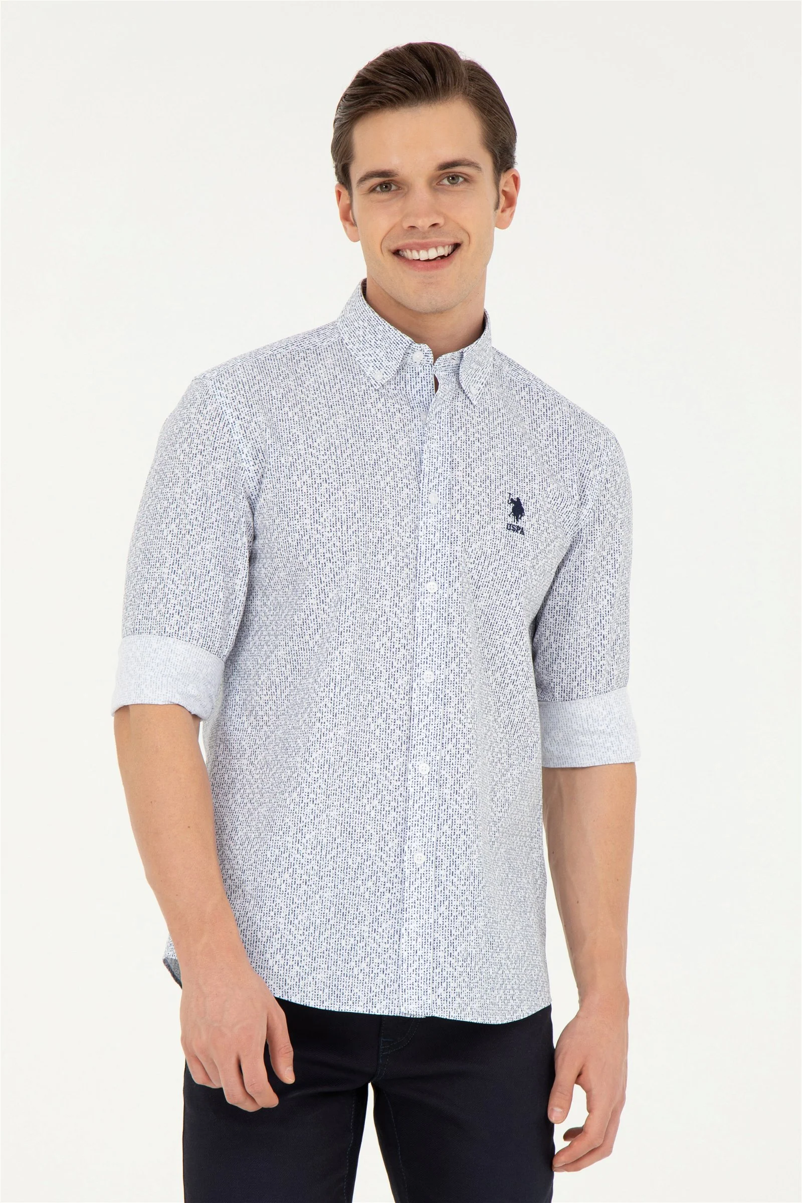 Mens Shirt Navy Blue