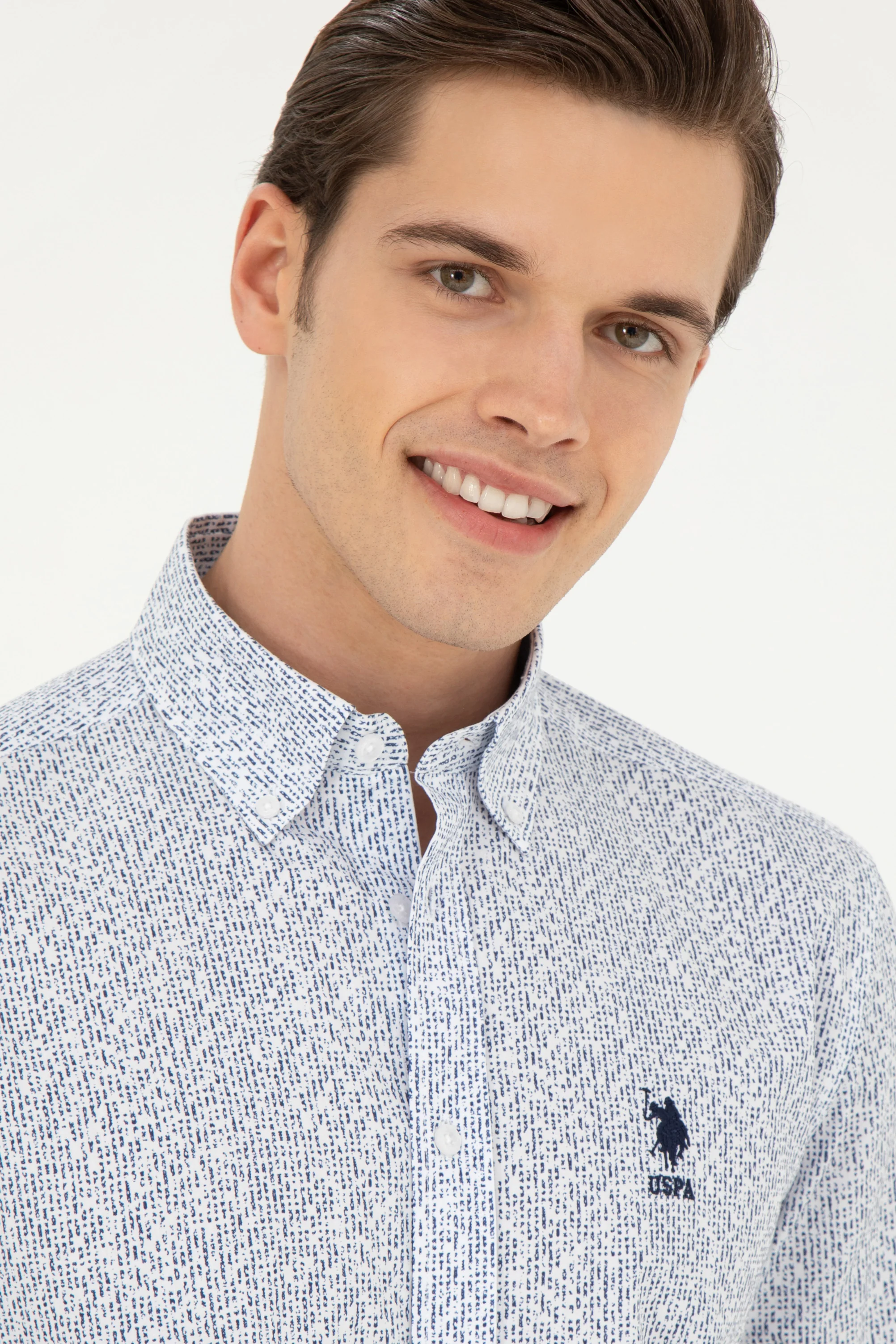 Mens Shirt Navy Blue - Image 4