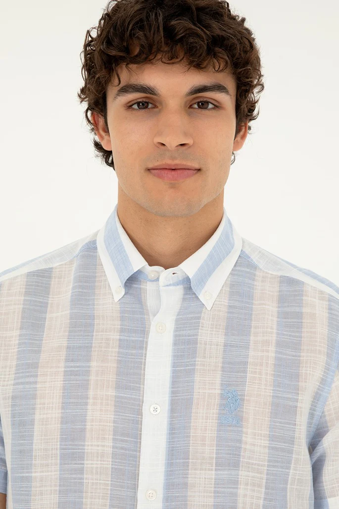 Mens Shirt Light Blue - Image 3