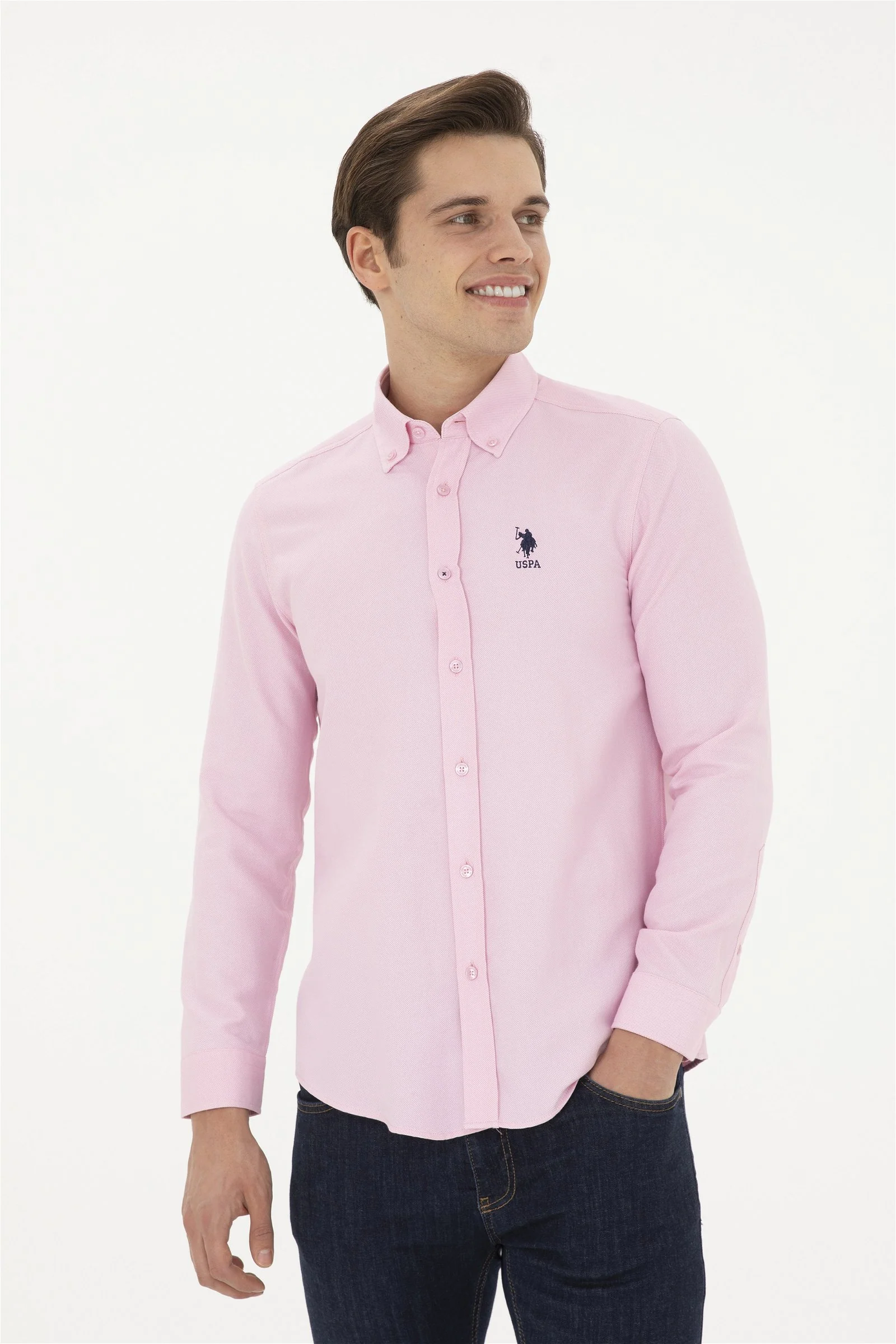 Mens Basic Shirt Pink