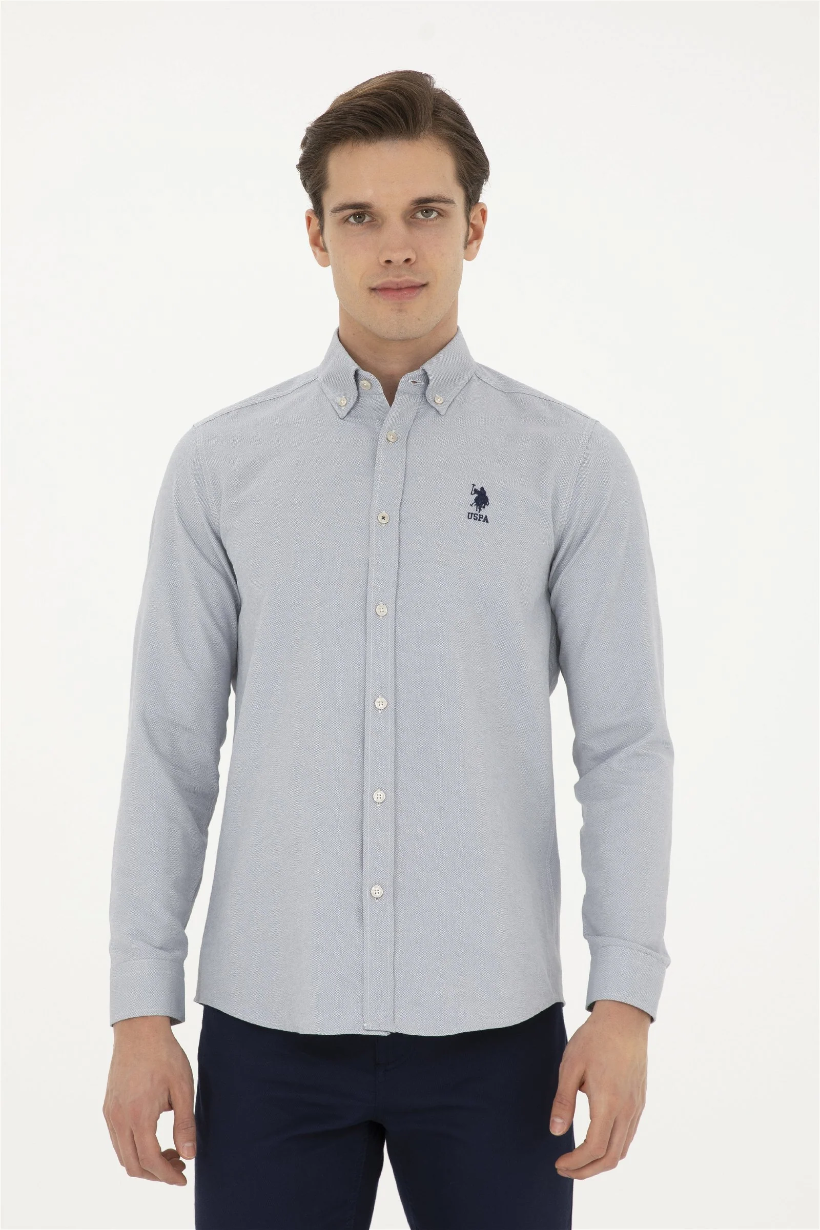 Mens Basic Shirt Stone