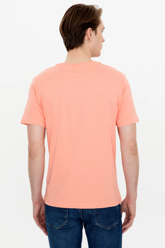 Mens T Shirt Salmon - Image 2