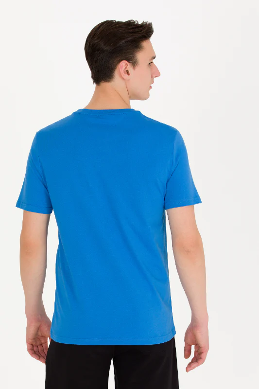 Mens T Shirt Sax - Image 2