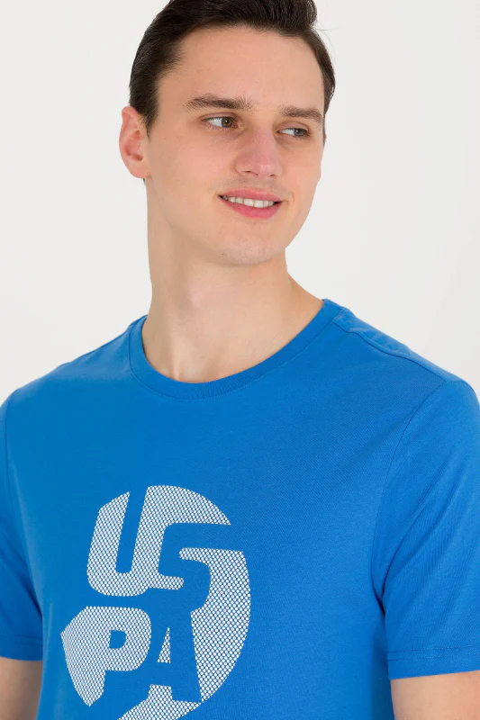 Mens T Shirt Sax - Image 3