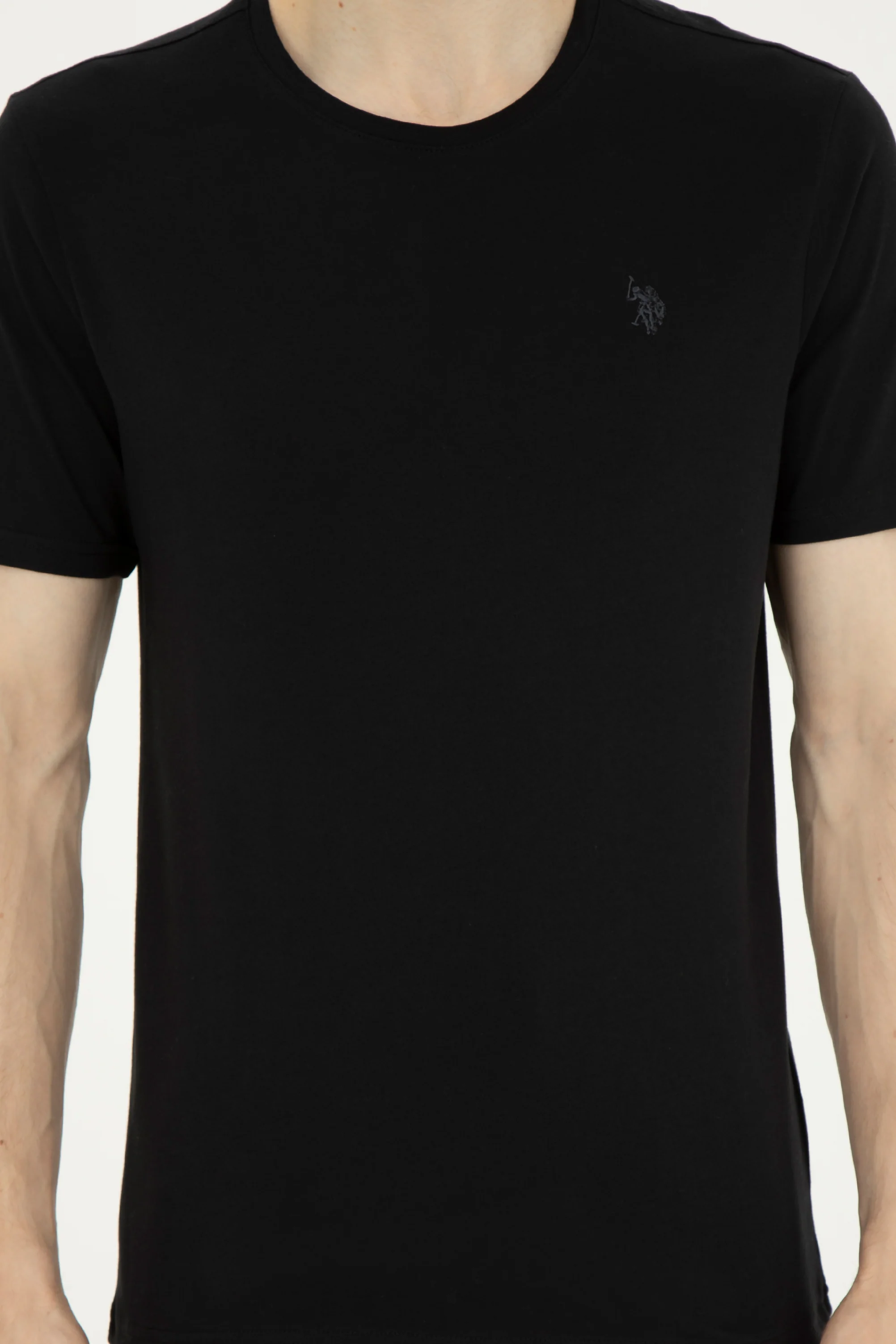 Mens Basic T-Shirt Black - Image 3