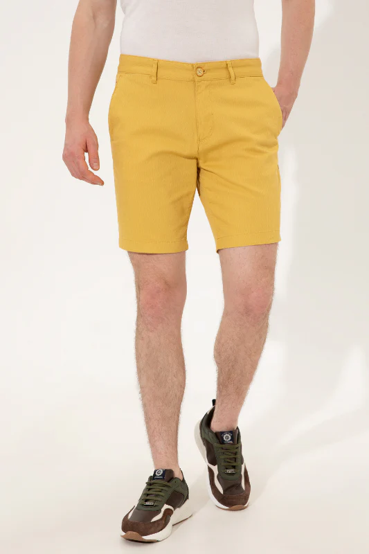Mens Shorts Saffron