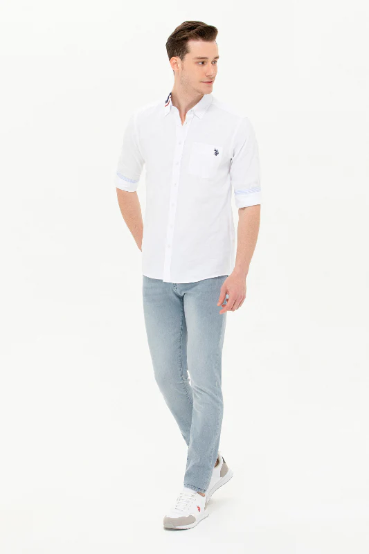Mens Shirt White - Image 4