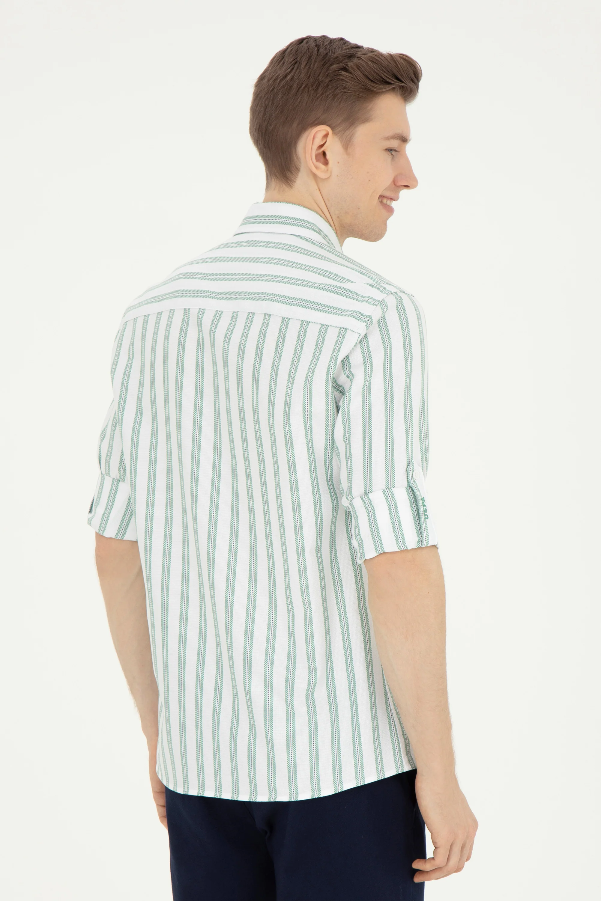 Mens Shirt Green - Image 2