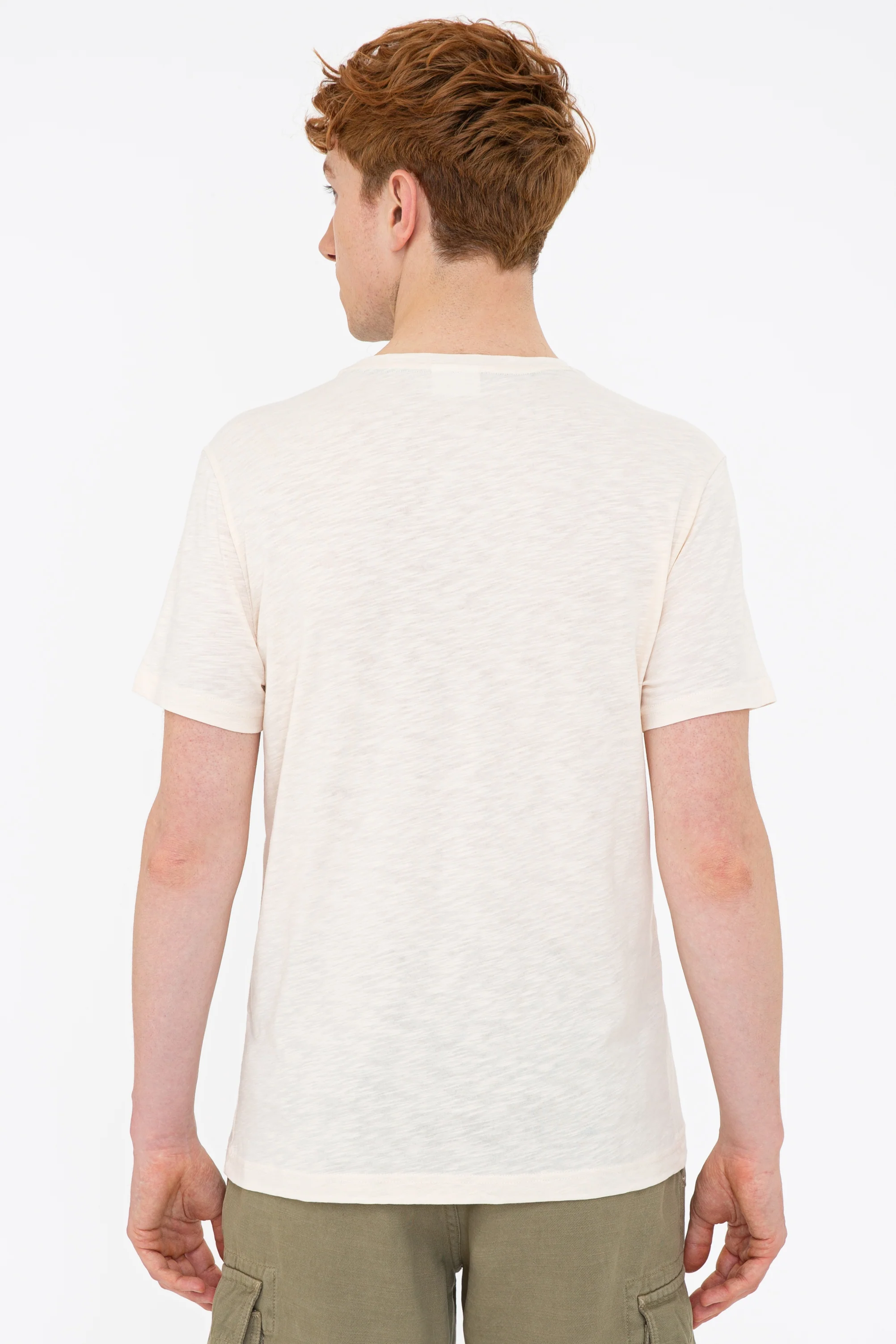Mens T Shirt Off White - Image 2