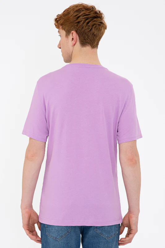 Mens T Shirt Lilac - Image 2