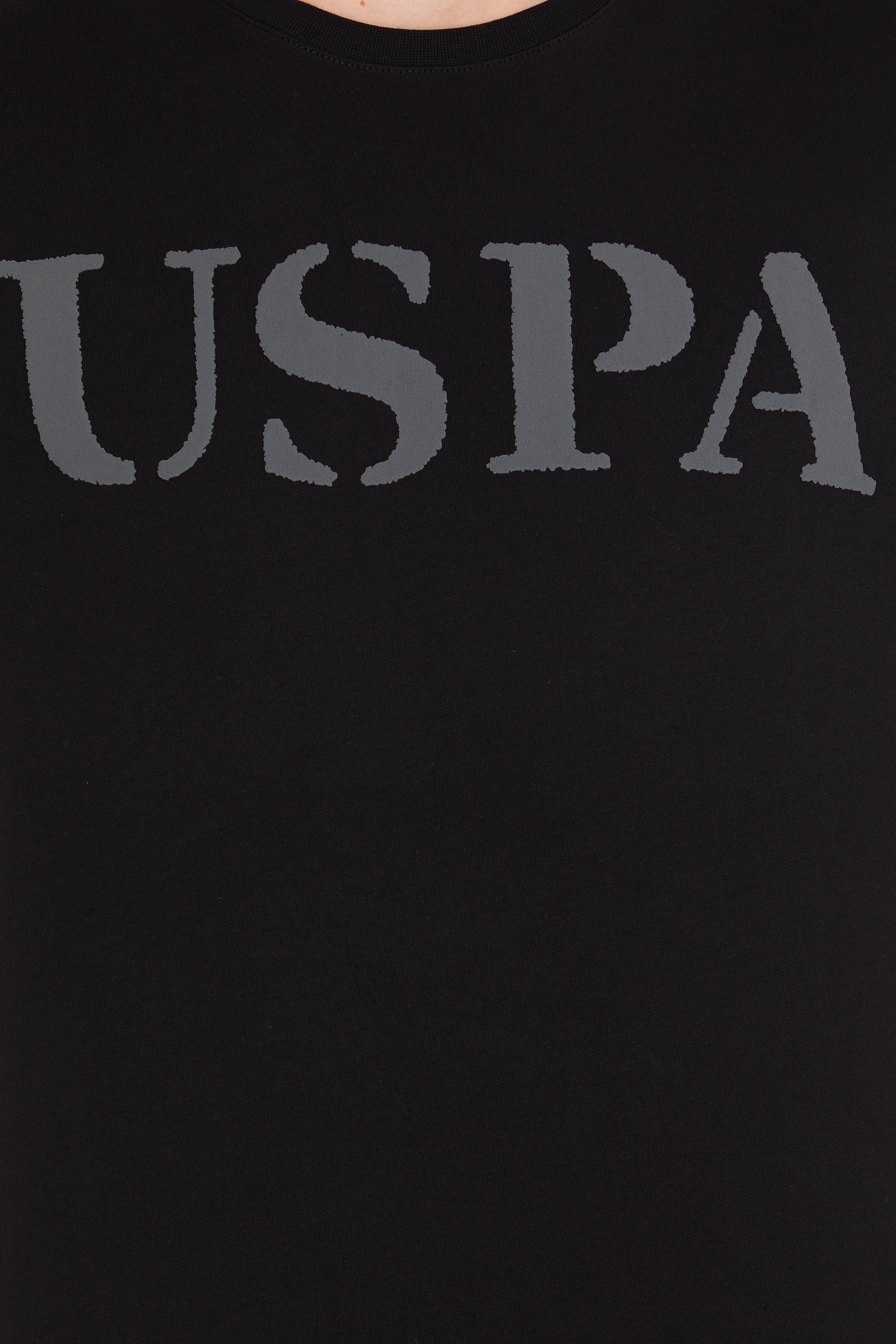 Mens Basic T Shirt Black - Image 4