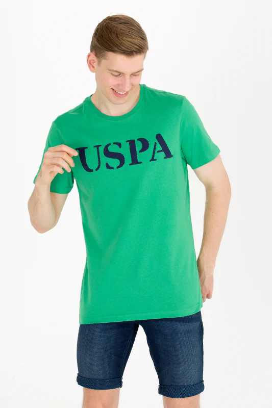 Mens Basic T Shirt Green - Image 3