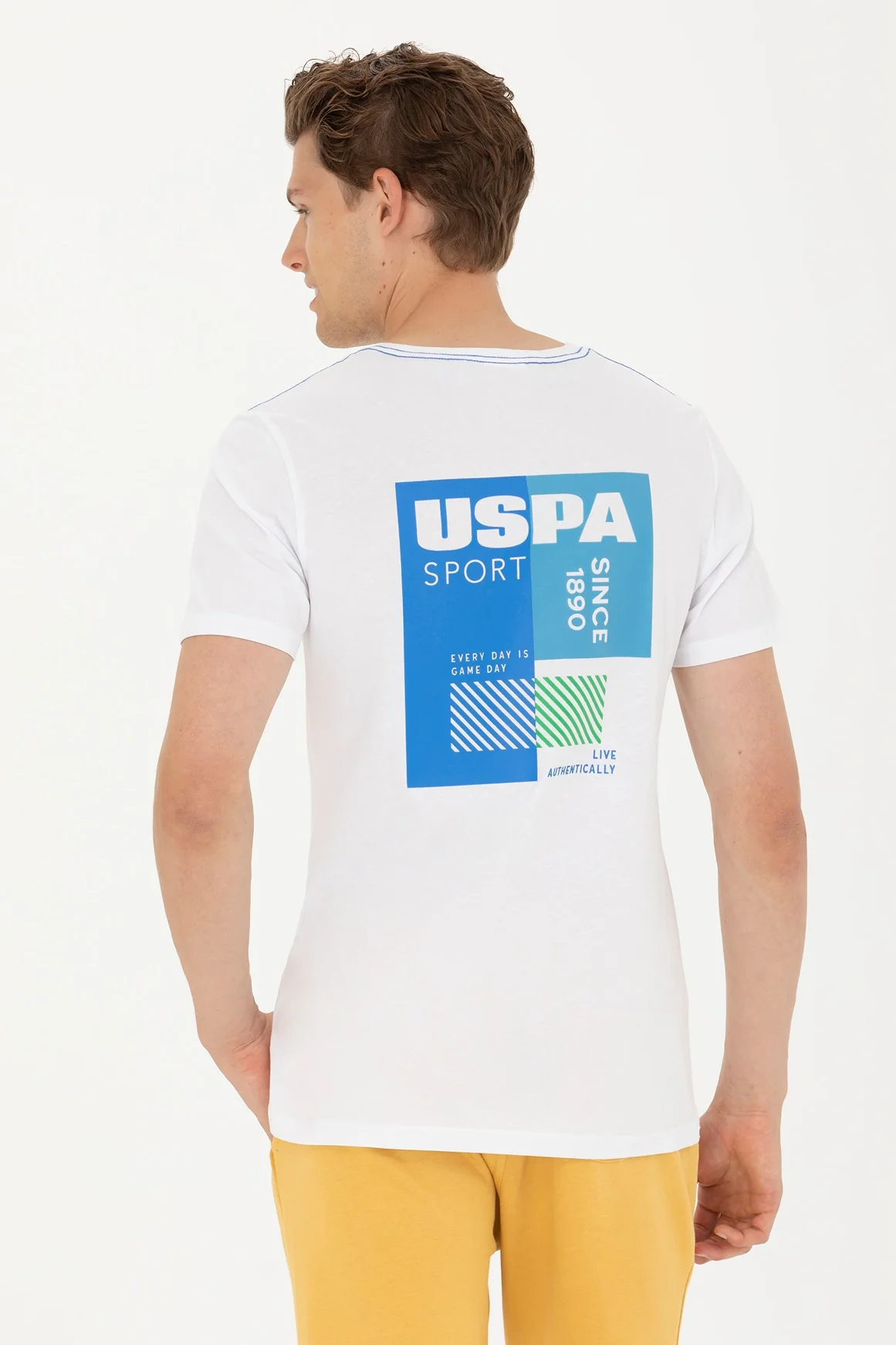 Mens T-Shirt White - Image 2