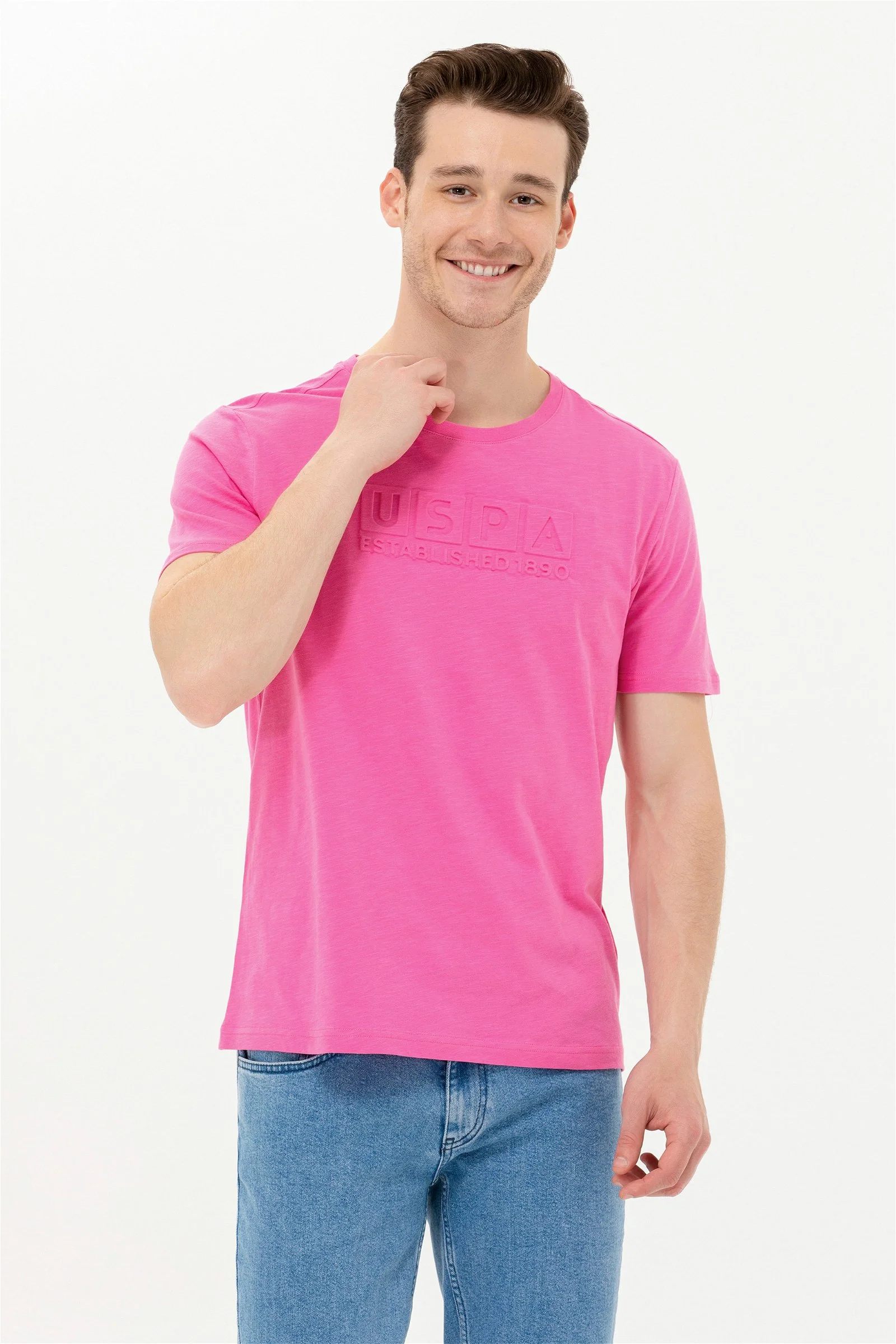 Mens T Shirt Pink