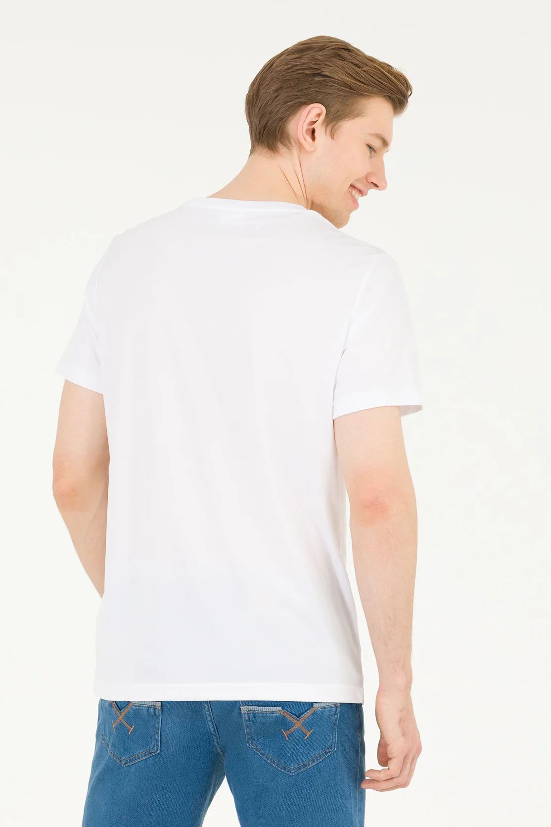 Mens T Shirt White - Image 3