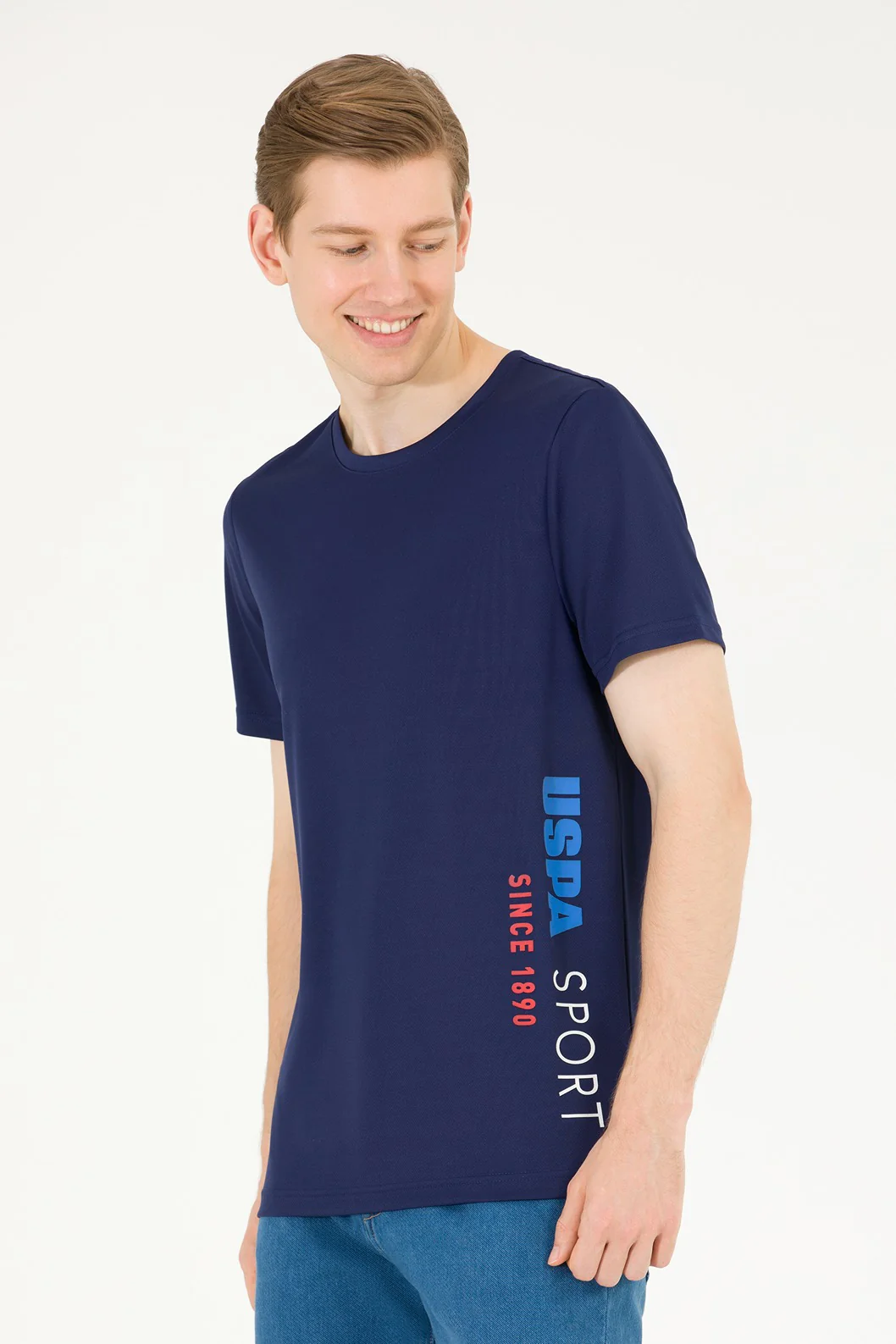 Mens T Shirt Navy Blue - Image 4