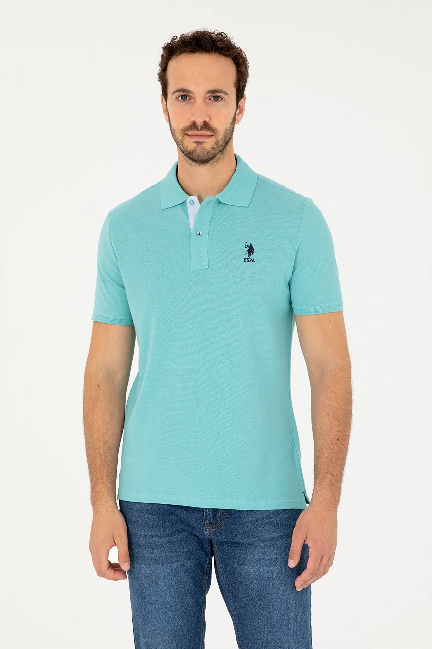 Mens Basic Polo Shirt Green