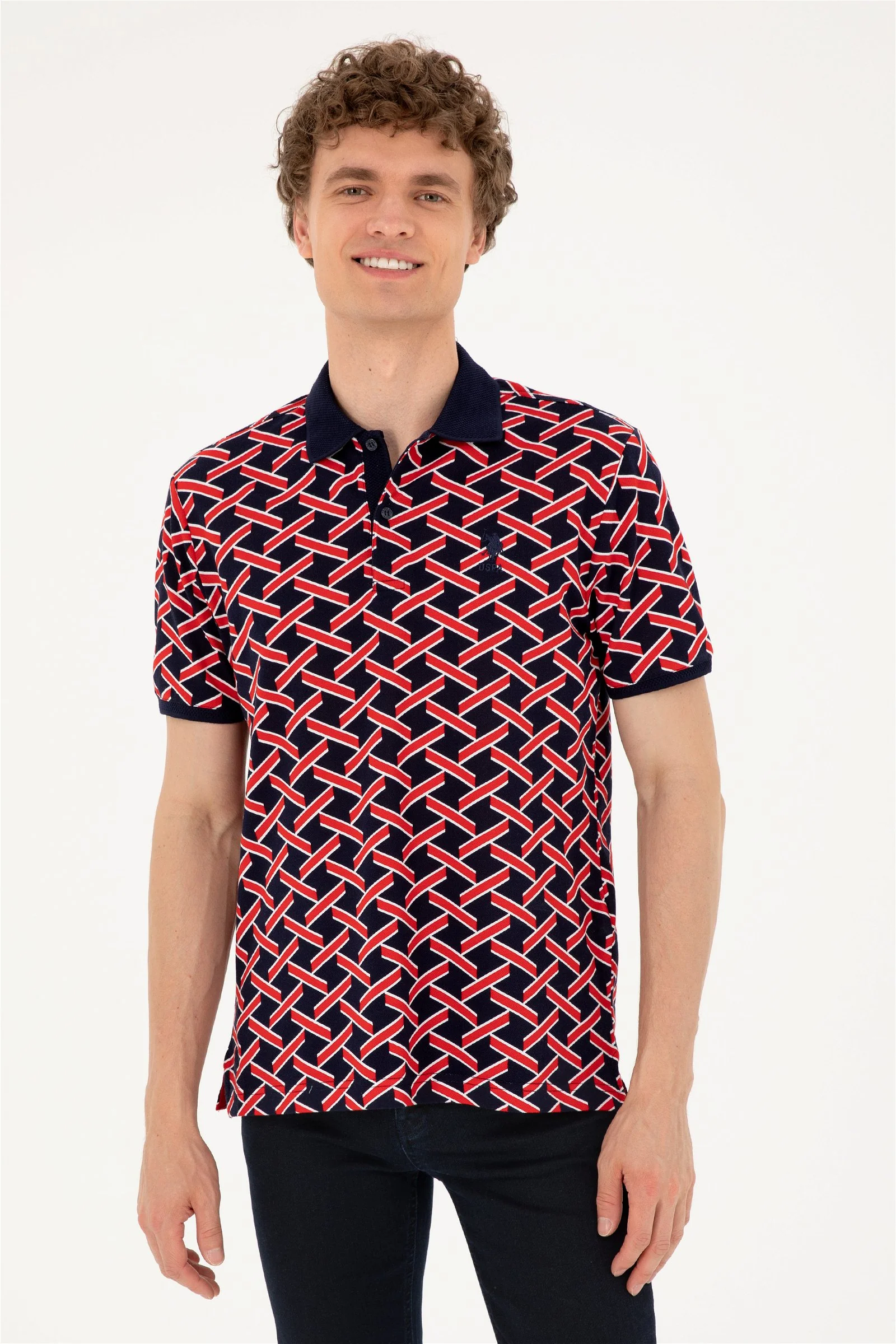 Mens Polo Shirt Navy Blue