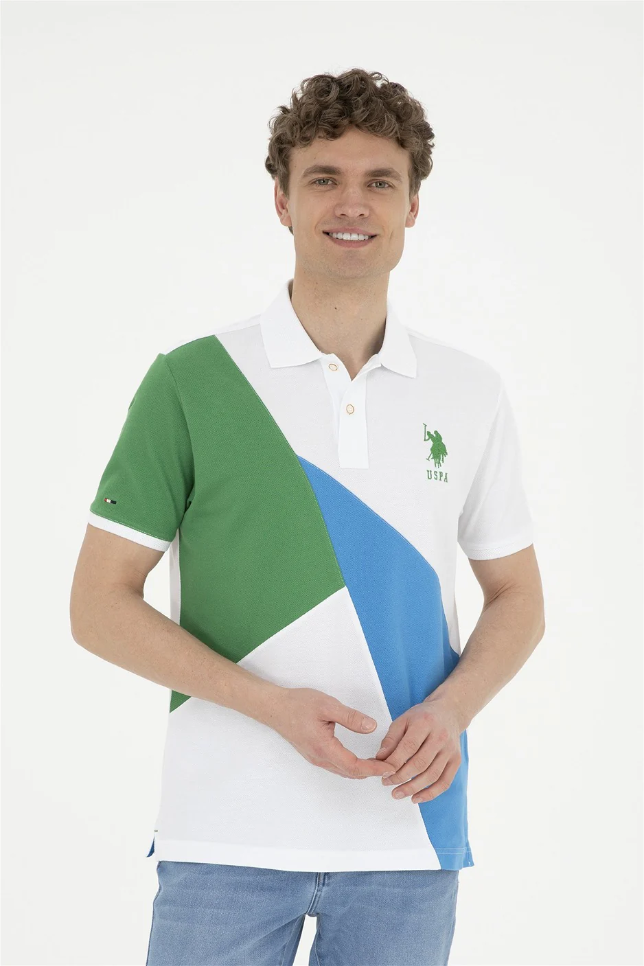 Mens Polo Shirt Green