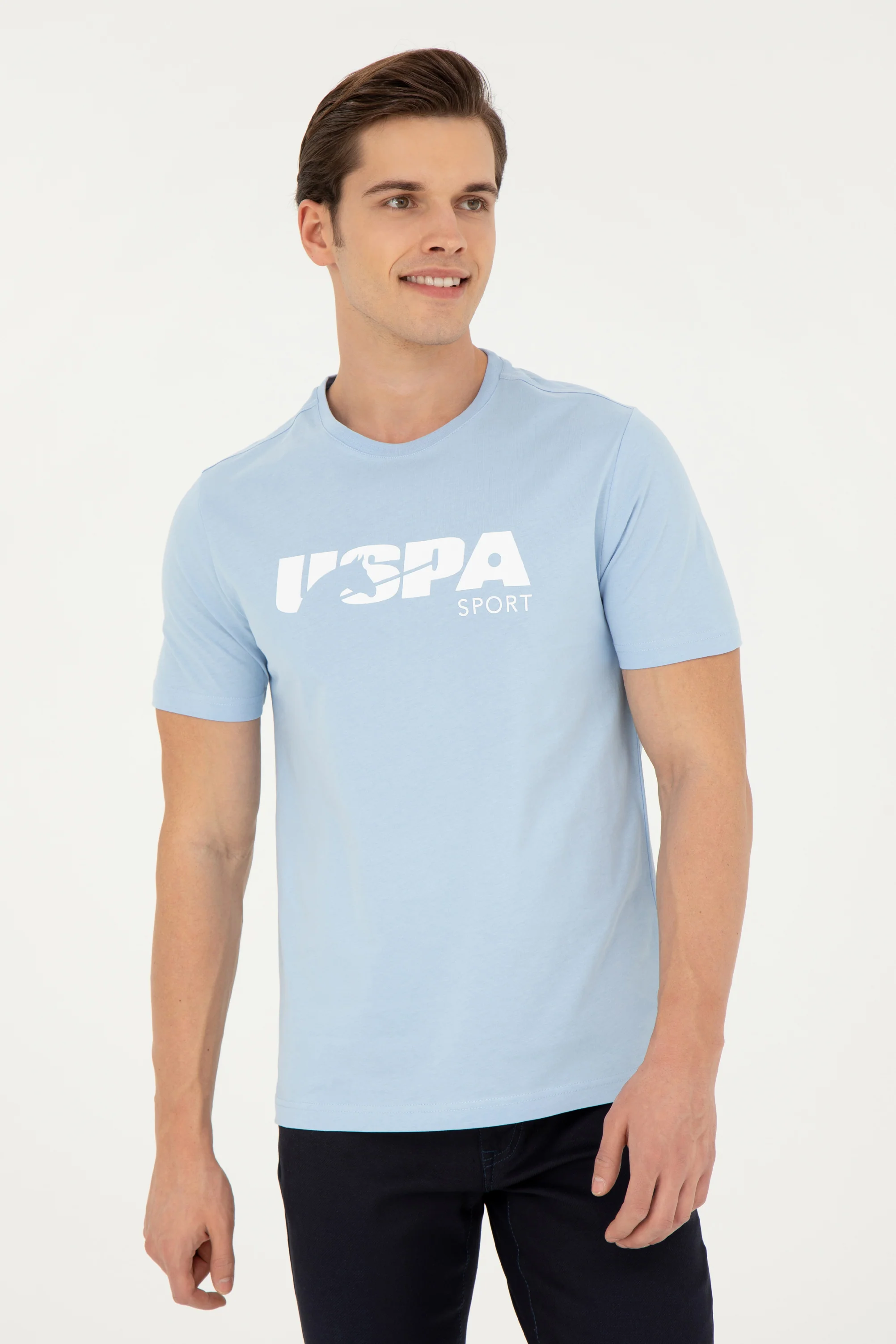 Mens T-Shirt Light Blue - Image 4