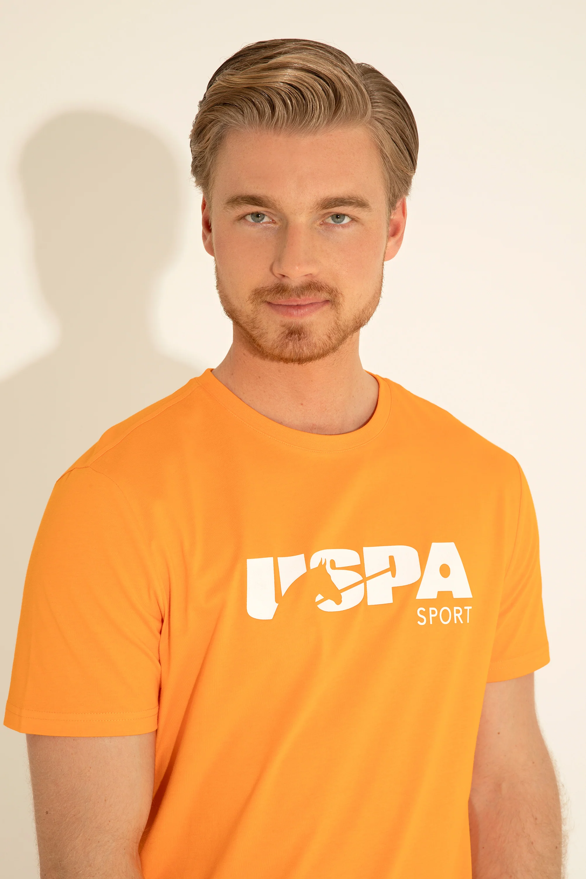 Mens T-Shirt Orange - Image 3
