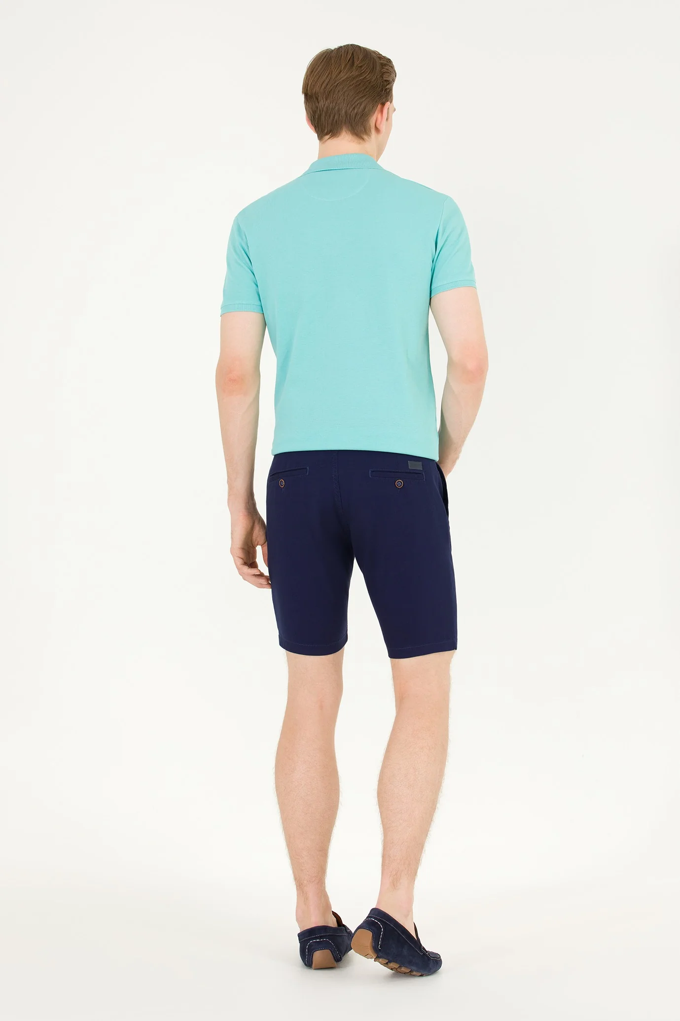 Mens Shorts Navy Blue - Image 4