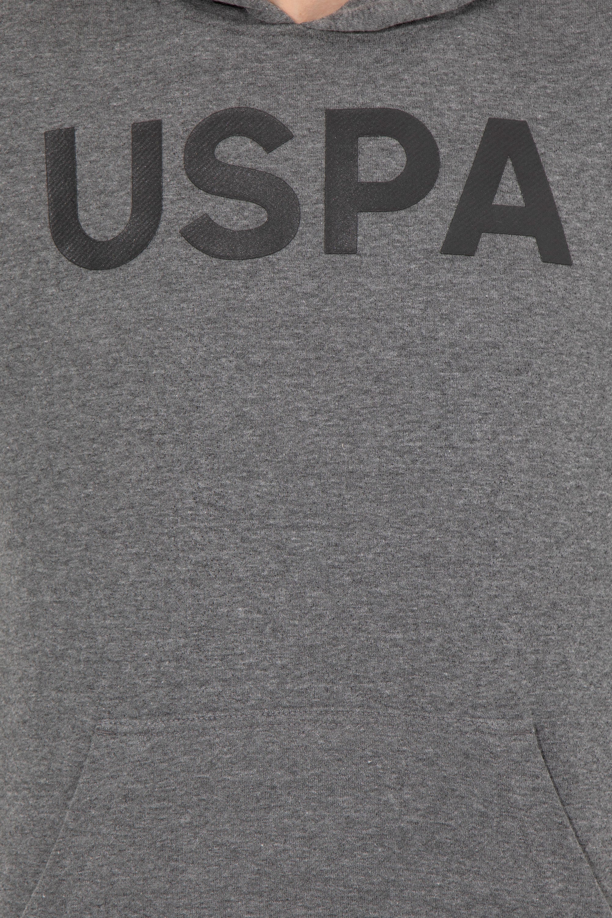 Mens Basic Hoodie Anthracite Melange - Image 4