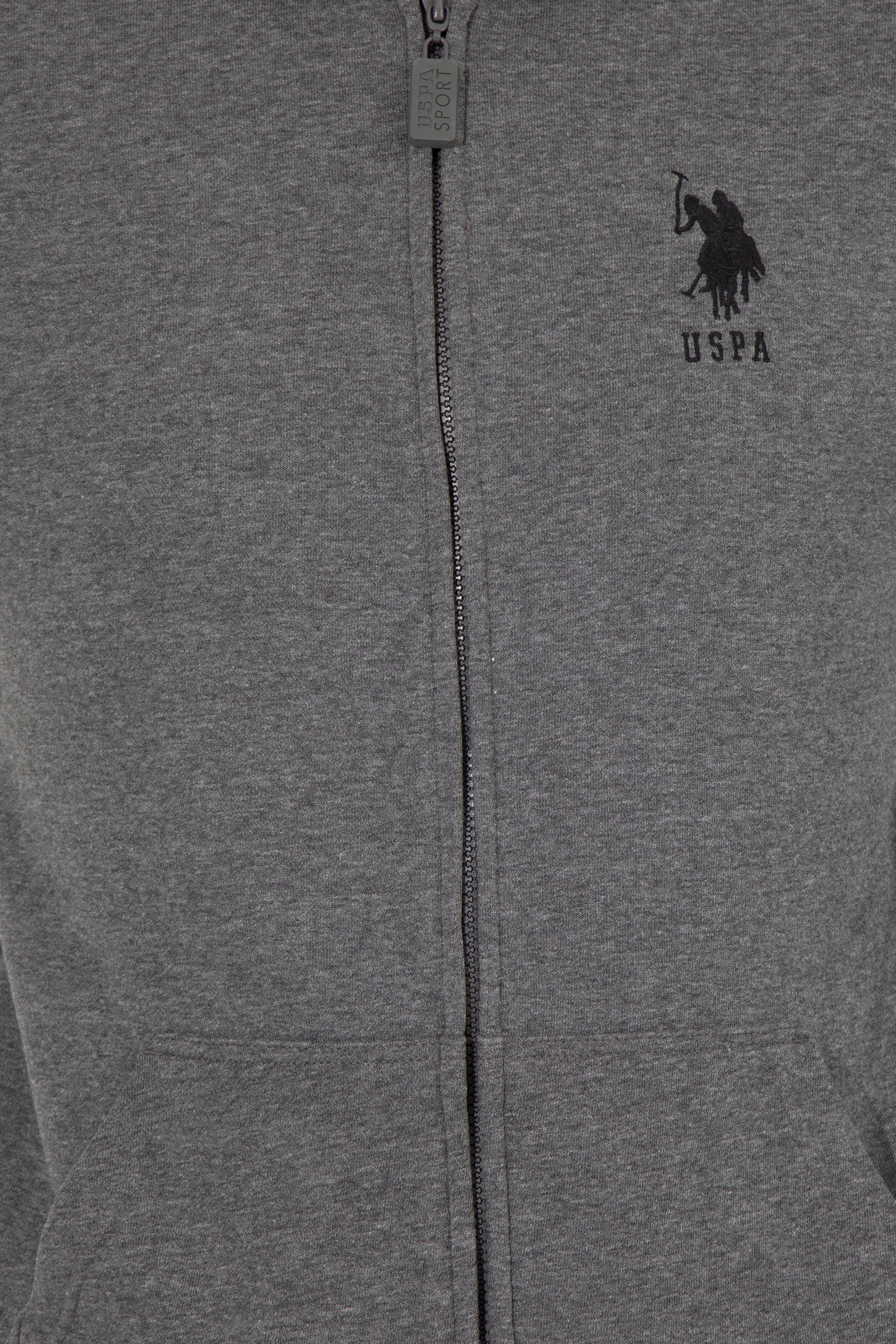 Mens Basic Hoodie Anthracite Melange - Image 4