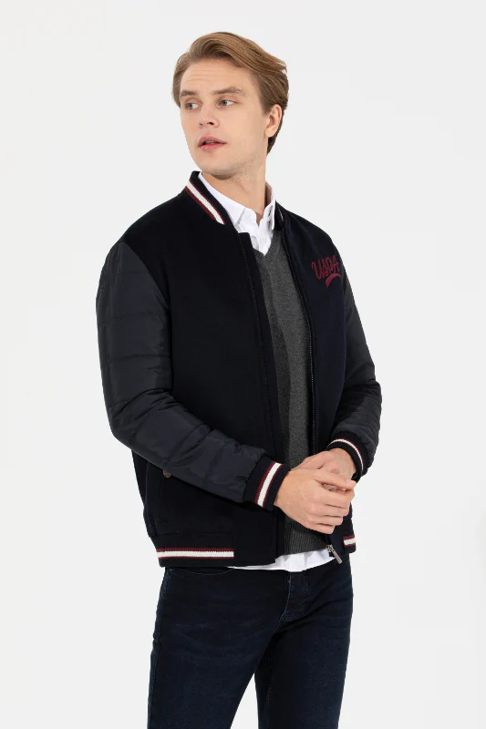 Mens Jacket Navy Blue - Image 3