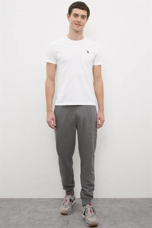 Mens Sweatpants Anthracite Melange