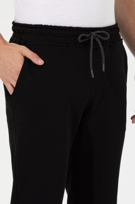 Mens Sweatpants Black - Image 4