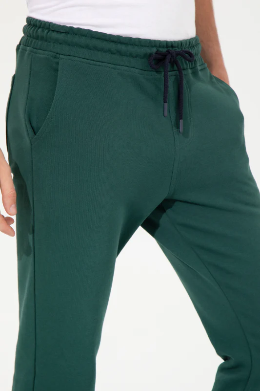 Mens Sweatpants Green - Image 2