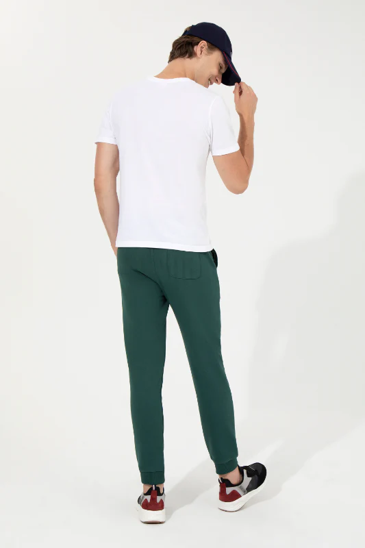Mens Sweatpants Green - Image 4