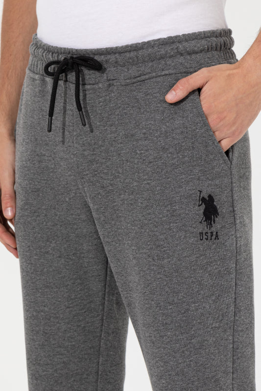 Mens Sweatpants Anthracite Melange - Image 2