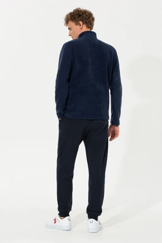 Mens Sweatpants Navy Blue - Image 2