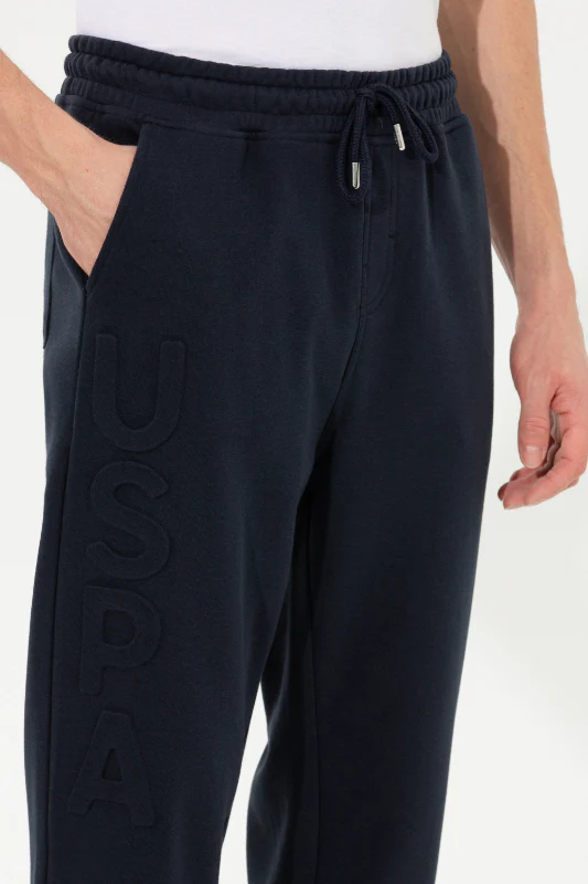 Mens Sweatpants Navy Blue - Image 3