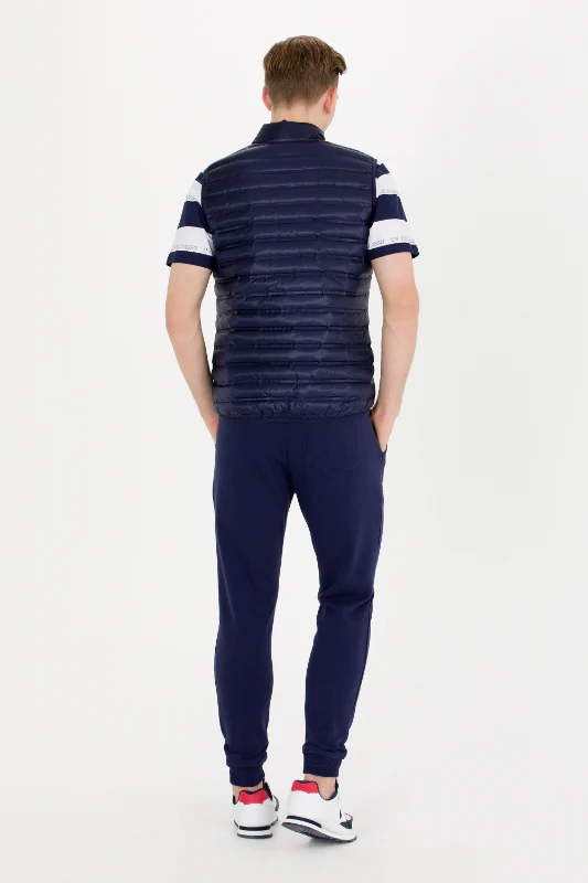 Mens Sweatpants Navy Blue - Image 2