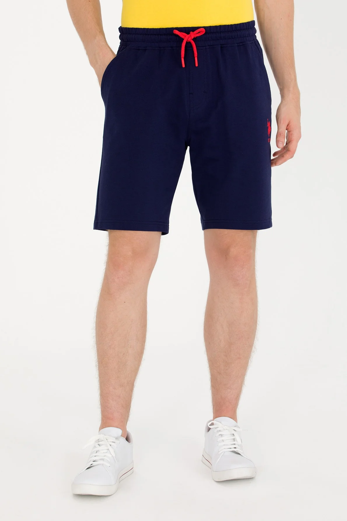 Mens Sweatshorts Navy Blue - Image 4