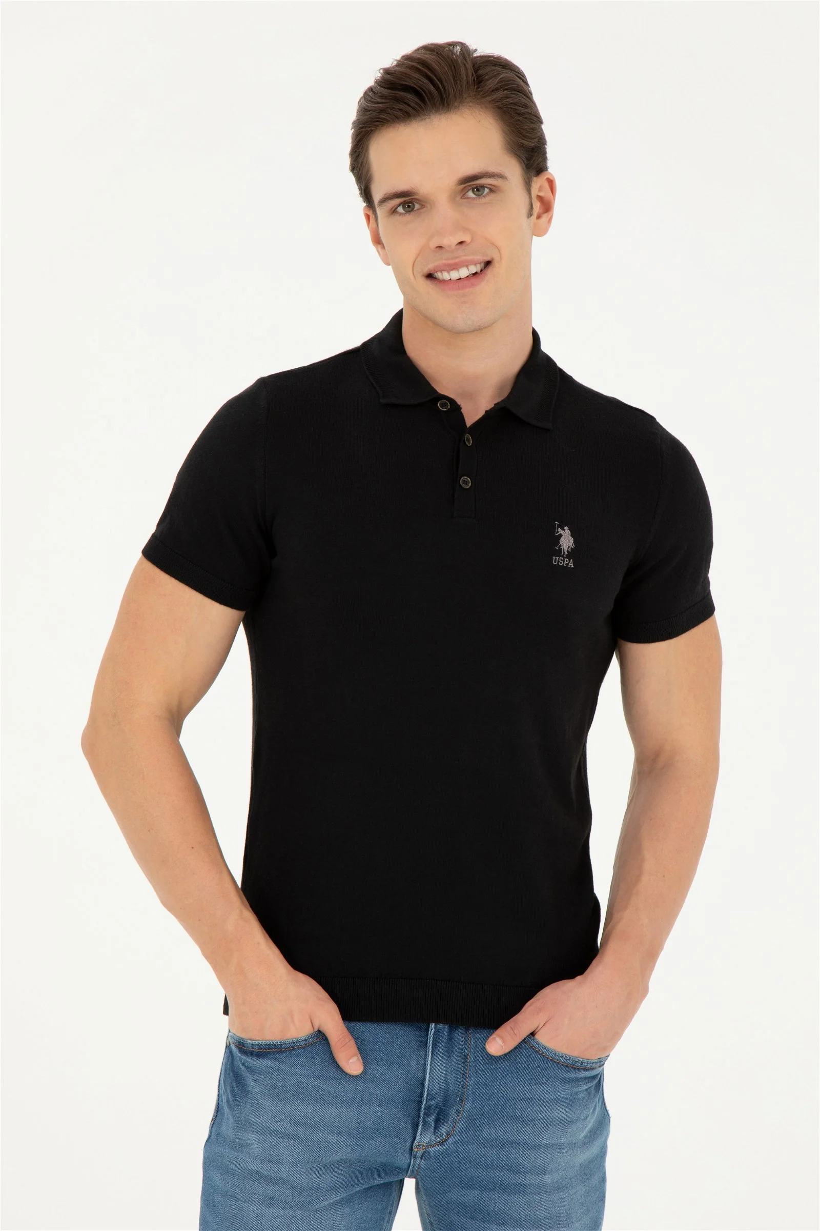 Mens Polo Shirt Black