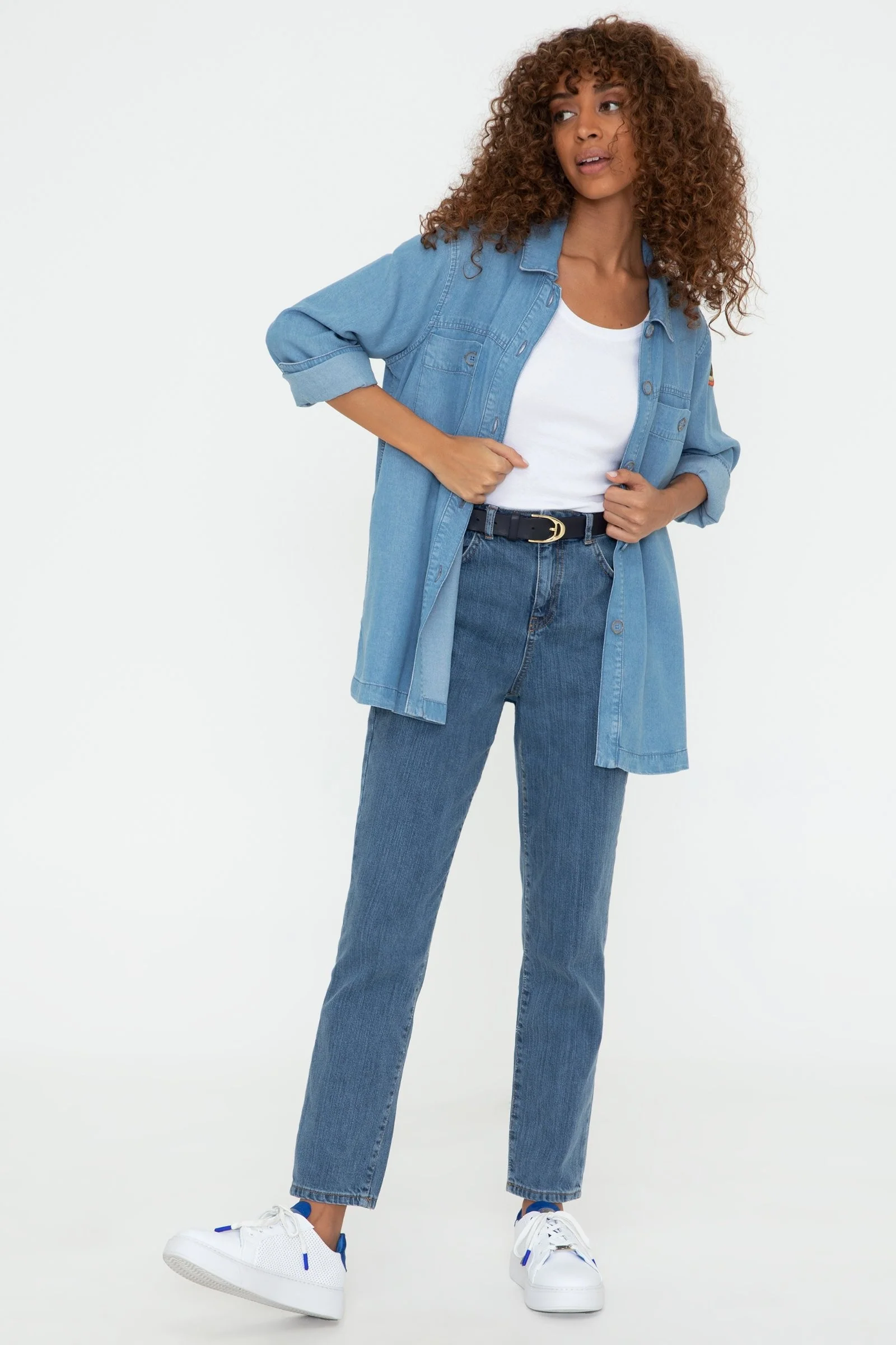 Womens Ladies Jeans Blue