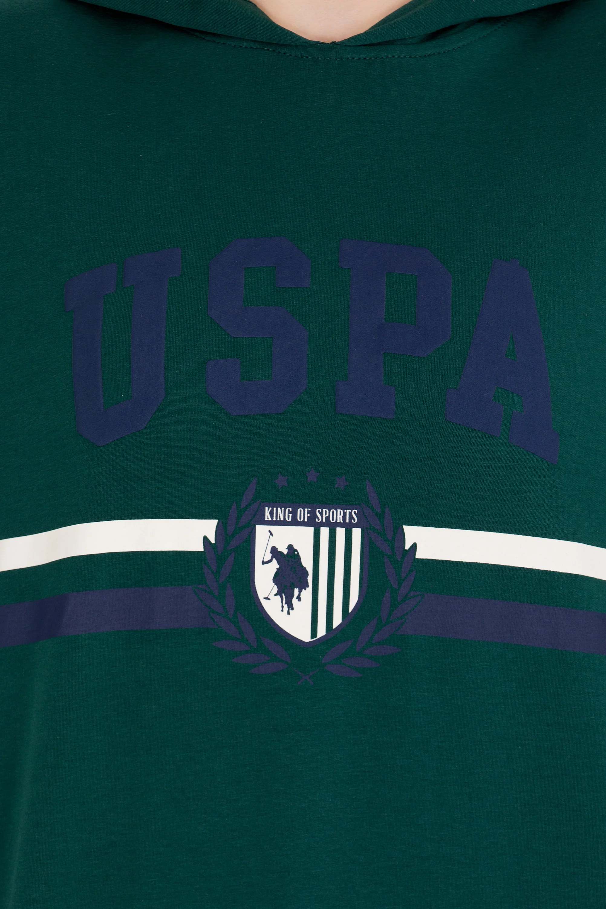 Womens Hoodie Green - Image 4