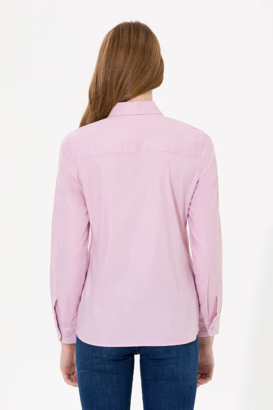 Womens Basic Shirt Light Pink - Image 2