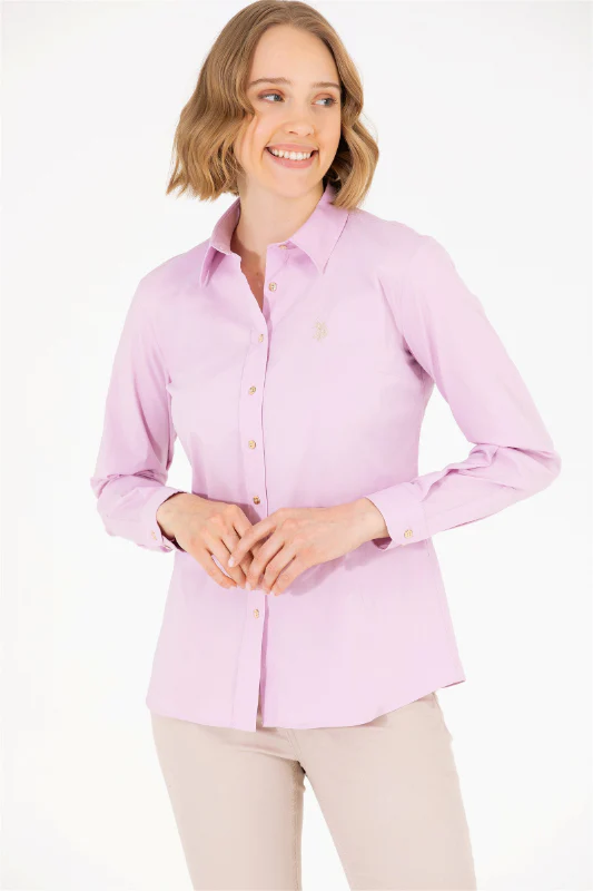 Womens Basic Shirt Light Pink