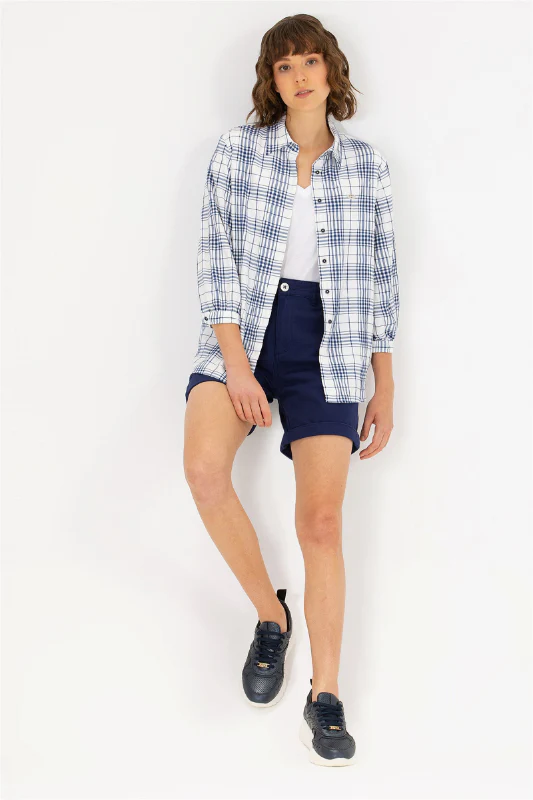 Womens Shirt Navy Blue